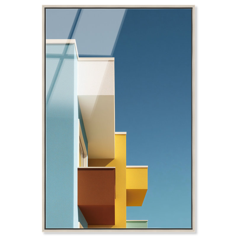 Orthogonal Sky View High-Gloss Frameless Acrylic Glass Wall Art Architecture Print by Oliver Gal, Ready to Hang, 10 x 15
