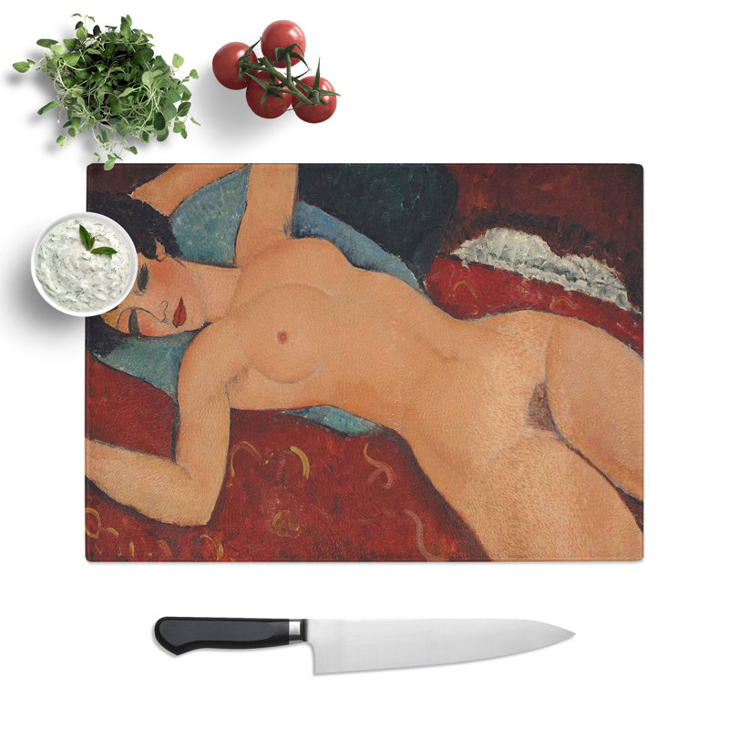 Nude Female Vol.1 by Amedeo Modigliani Chopping Board, 0.4cm H x 20cm W x 28.5cm L