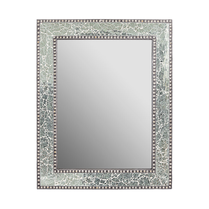 Miroir d'appoint Cima Crackle, Vert menthe