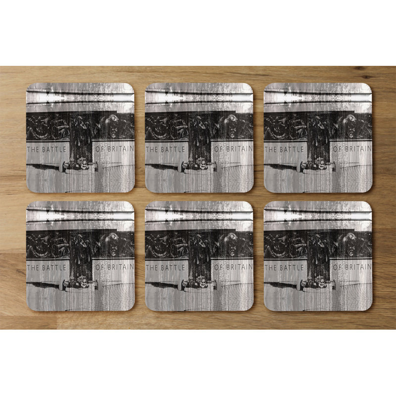 Square 6 Piece Coaster Set