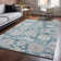 Premium Machine Washable Cerrito Teal Rug