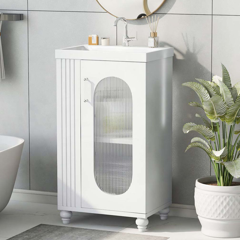 Meuble-lavabo de 20 po avec lavabo, meuble-lavabo