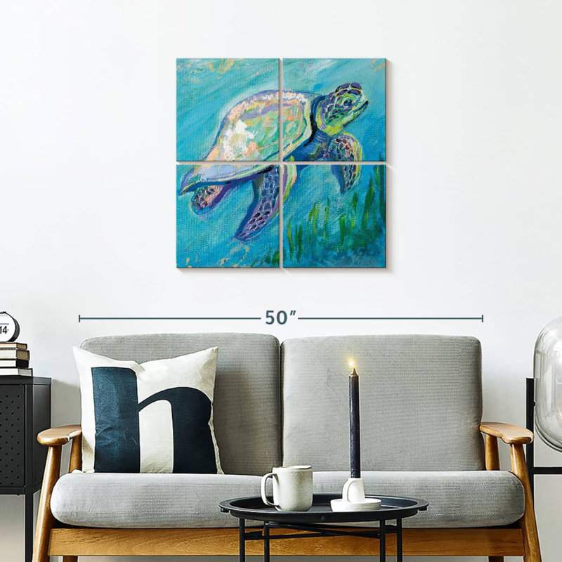 Tortue de mer Brampt, H 26 po x l 26 po