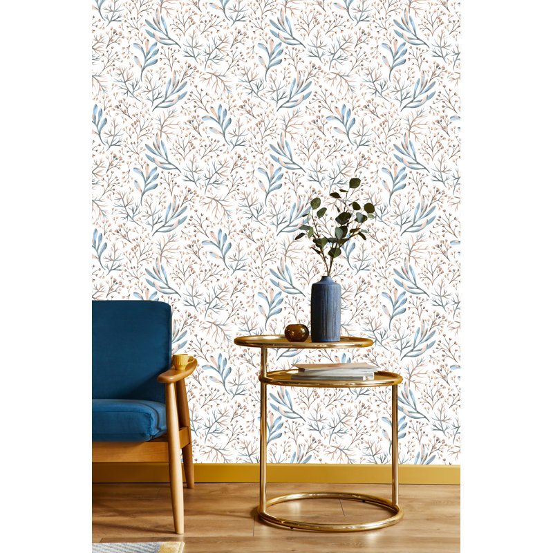 Floral Tile, Vinyl, 18.75" L x 25" W