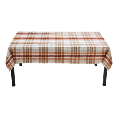 Eva Slub Weave Plaid Tablecl