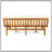 Acacia Wood Convertible Daybed With Slat Paneling And Water-Resistant Cushions For Outdoor Use