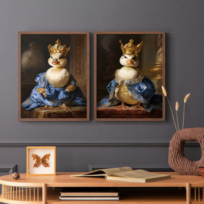 ANIMALS Series CCIII - Reproduction encadrée de qualité supérieure - prêt à être accroché - aucun clou requis - aucun clou requis