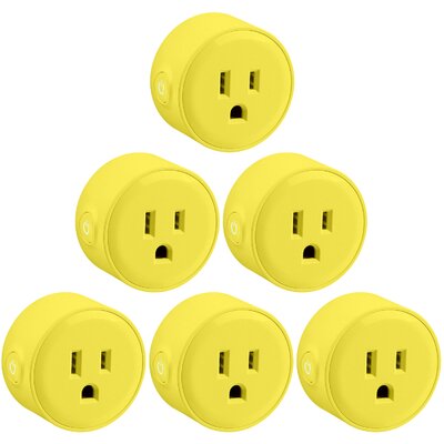 Smart Plug Work With Alexa, Mini Smart Outlet Wifi Plug Google Home Assistant Voice Control, Yellow -  TORCHSTAR, F-13840