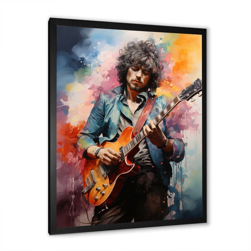 Tyrec Bohemian Art Bohemian Rhapsody sur impression sur toile, H 20 po x l 12 po x P 1 po, Cadre photo noir