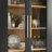 5-Tier 71'' H Freestanding Arch Display Cabinet With 3-Color Light Modes And Motion Sensor-639548702