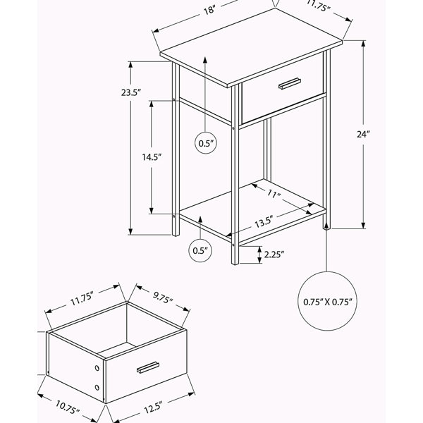 Dimensions du produit