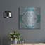 «Star Mandala 1» par Yvette St. Amant, art mural en métal, 24 po x 24 po