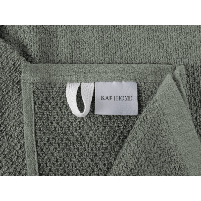 Ensemble de 4 essuie-tout en éponge KAF Home Deluxe, Agave Green