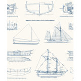 Yacht Club 33' L x 20.5" W  Wallpaper Roll