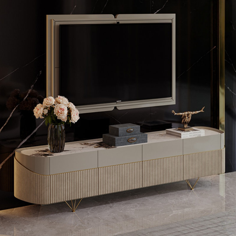 Meuble télé Minimalist Creative, H 20,47 po x L 86,61 po x l 17,72 po