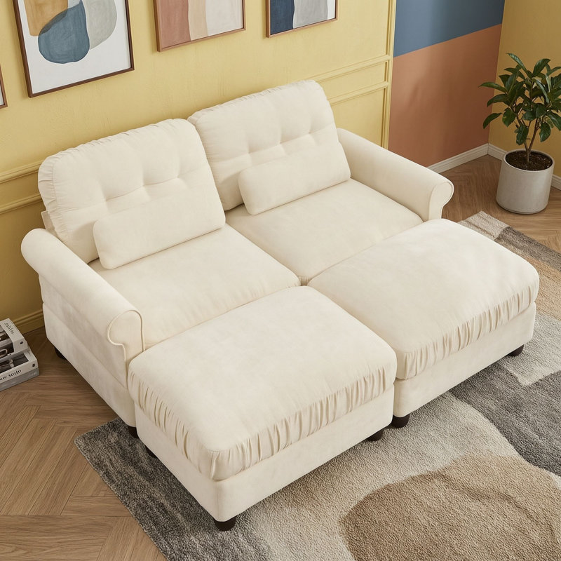 Canapé Chenille, Beige