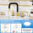 2-handle Bathroom Faucet with Drain Assembly-74247314