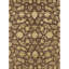 Wool Oriental Area Rug in Beige/Dark Brown-568948784