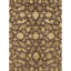 Wool Oriental Area Rug in Beige/Dark Brown-568948794