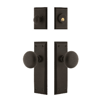 Nostalgic Warehouse New York Entry Set with New York Knob