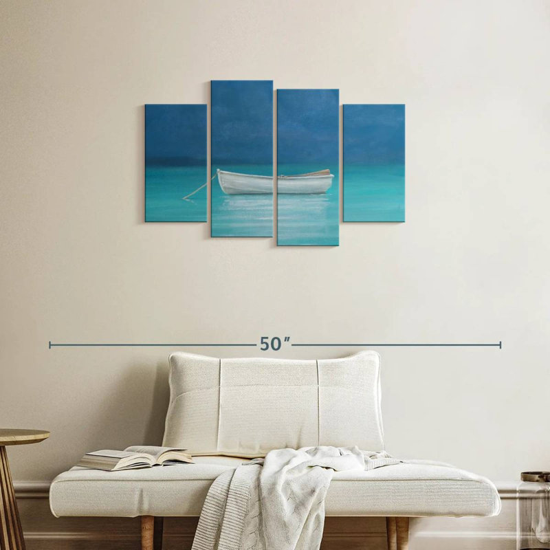 Mehar White Boat Kilifi, H 22 po x l 36 po