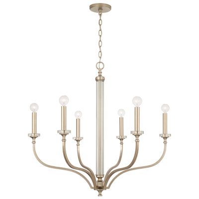 6 - Light Dimmable Classic / Traditional Chandelier