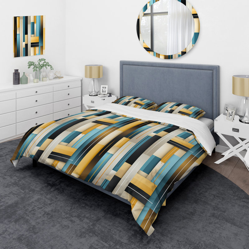 Ensemble de housse de couette Urban Chic, Housse de couette simple + 1 taie décorative stan