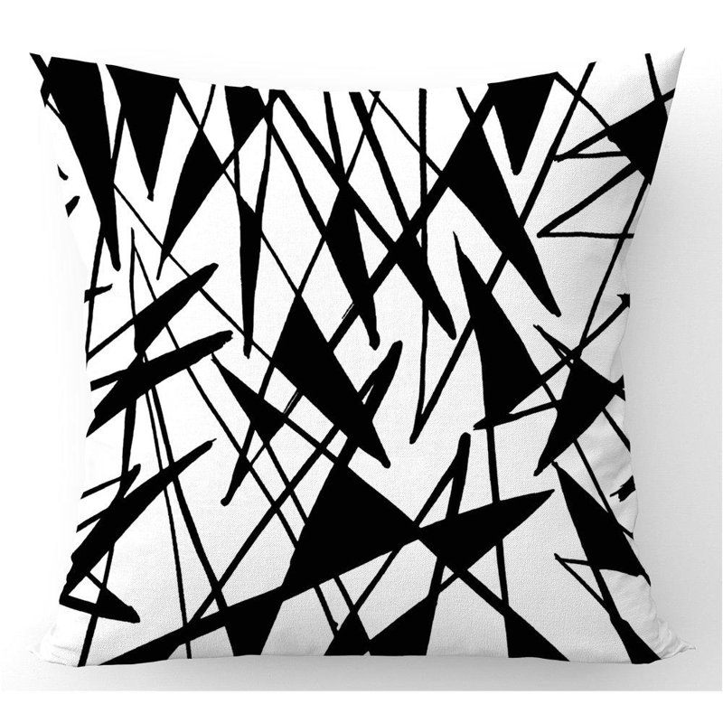 Klarice Abstract Square Cushion