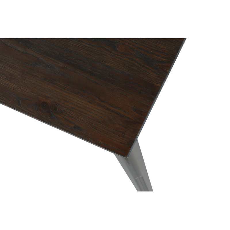 Metal Base Dining Table, Metallic