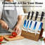 Fcbnposi Magnetic Knife Block