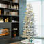 Sapin de Noël pré-éclairé givré Johvan-910065906