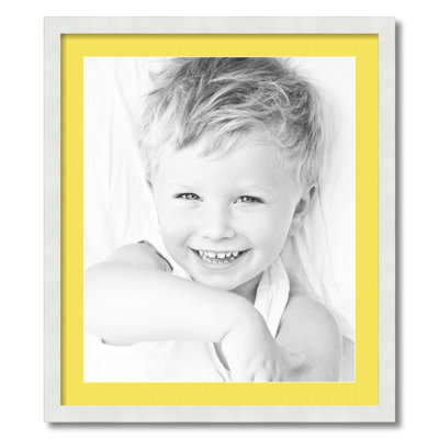 Wood Matte Picture Frame with Mat