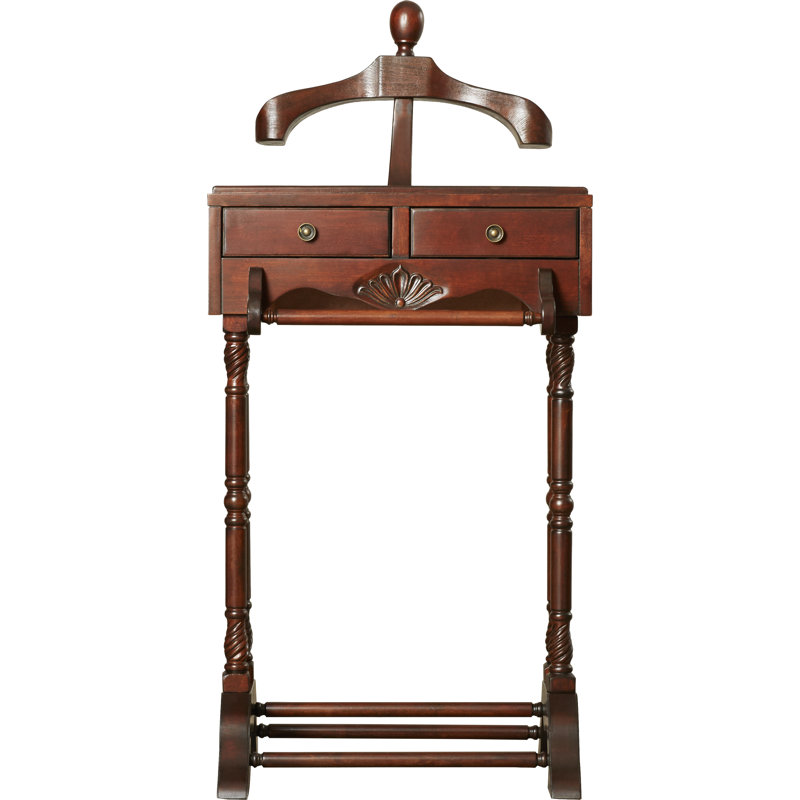 Petrov Clothing Valet Stand, Cherry