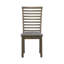 Ensemble de table de salle à manger à tréteaux Luz avec 6 chaises rembourrées-115140635-104881569