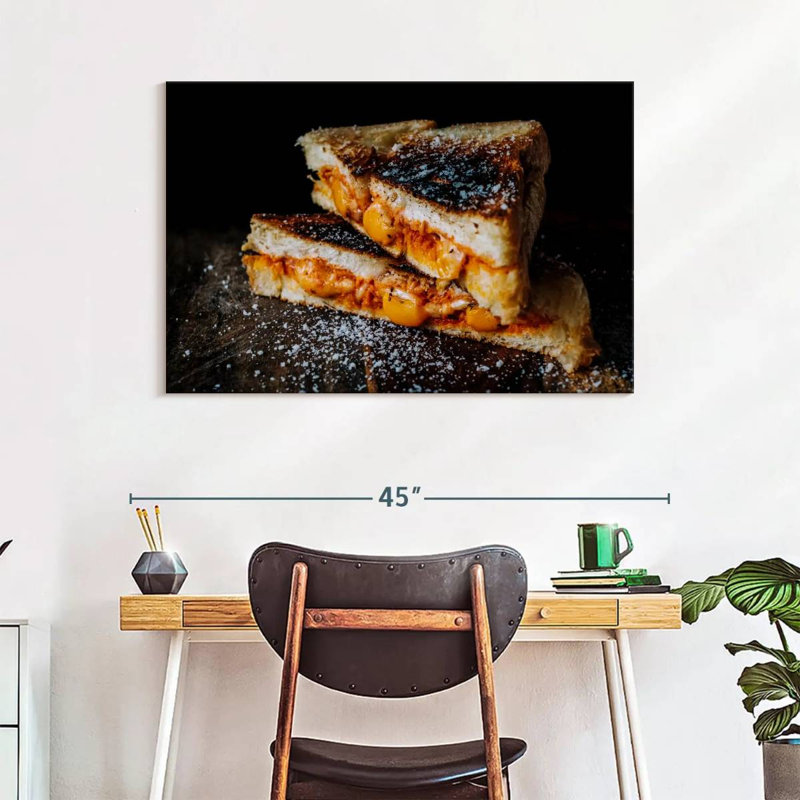 Yarlin Grilled Cheese, 26" H x 39" W