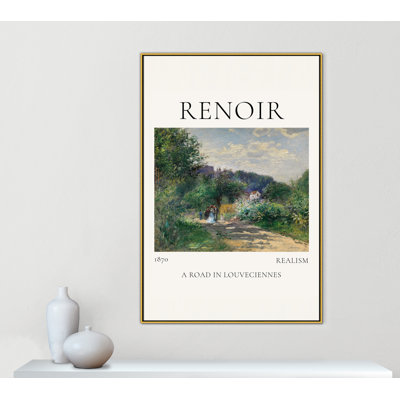Old Masters Collection " A Road In Louveciennes " by Auguste Renoir