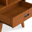 Bibliothèque moderne Mid-Century Draper H 64 "avec tablettes réglables et pieds inclinés-175940145