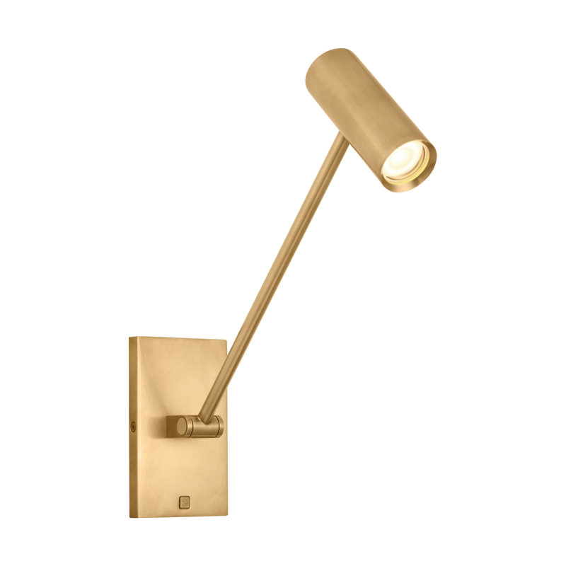 Ponte 1 - Light LED Swing Arm, Natural Brass