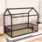 Metal Floor Bed With Safety Fence-481323652-481323655