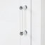 Armoire murale de salle de bain améliorée au-dessus de la toilette avec panneau de fibres à densité moyenne durable, charnières à fermeture douce et compartiments de rangement polyvalents