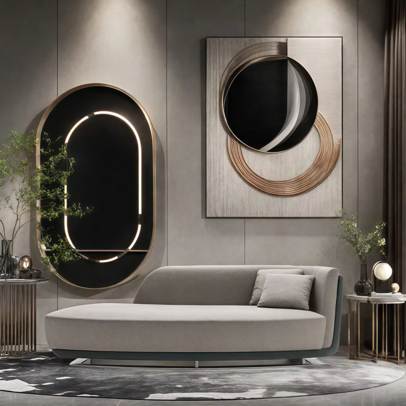 Chaise longue simple, créative, confortable et décontractée, Orienté à droite