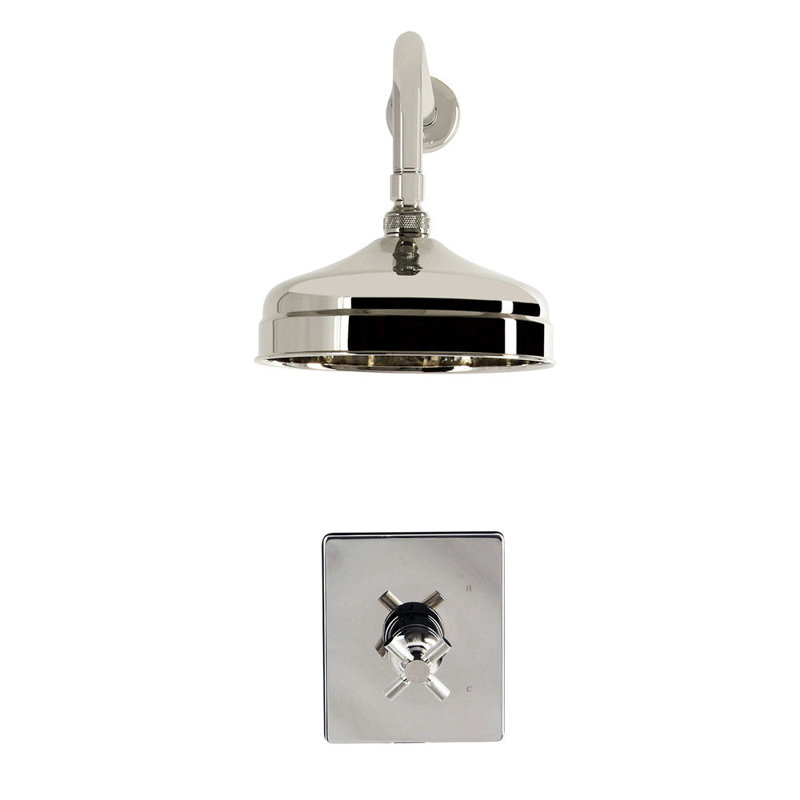 Robinet de douche à poignée simple Kingston, Polished Nickel