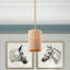 Luminaire suspendu tambour 1 lumière Stephane