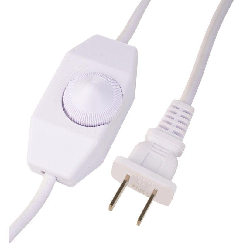 Metal USB Table Lamp, White, White