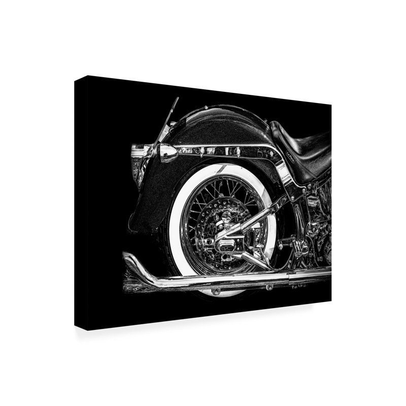 Art sur toile Laruelle Philippe Harley, H 14 po x l 19 po x P 2 po