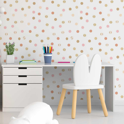 Gerede Peel & Stick Polka Dots Roll