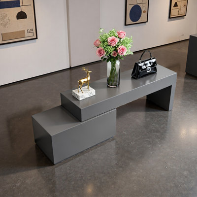 Présentoir moderne gris