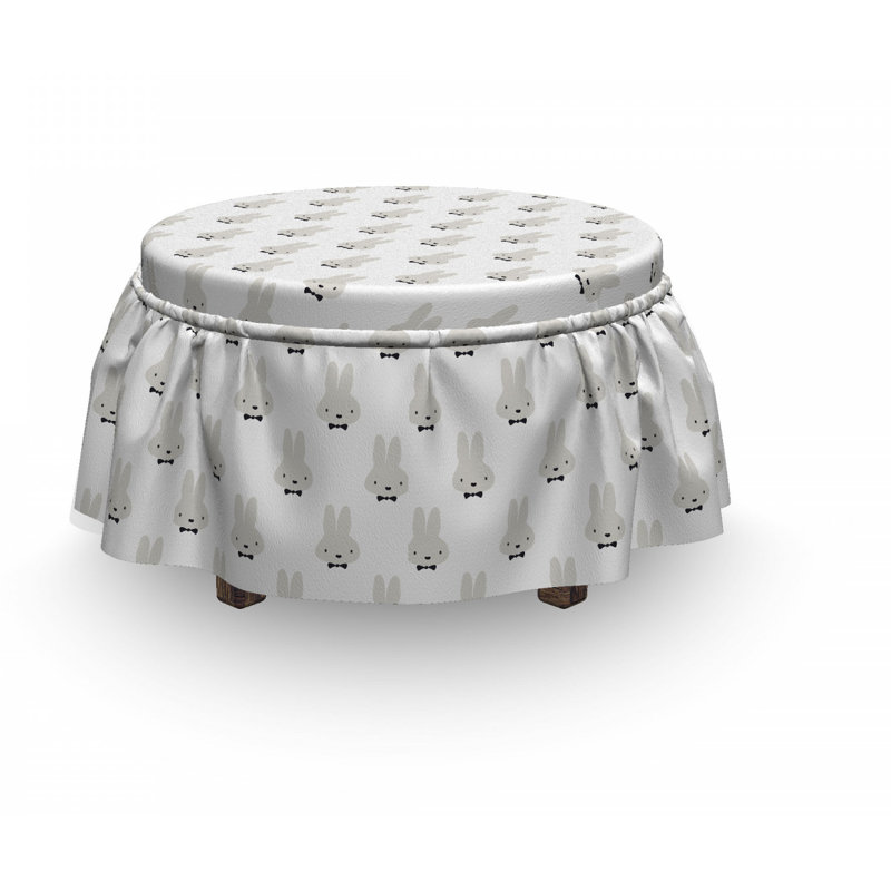 Housse pour repose-pieds bowties lapin headers