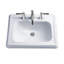 Promenade® Vitreous China Rectangular Drop-in Bathroom Sink with Overflow-1709892-2828021