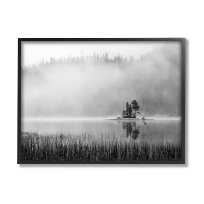 " Foggy Lake Landscape Trees " by Danita Delimont